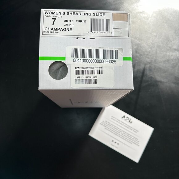 APL Women’s Shearling Slide – Champagne - Picture 4 of 5